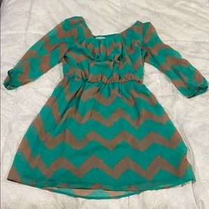 3/4 Sleeve Midi Dress